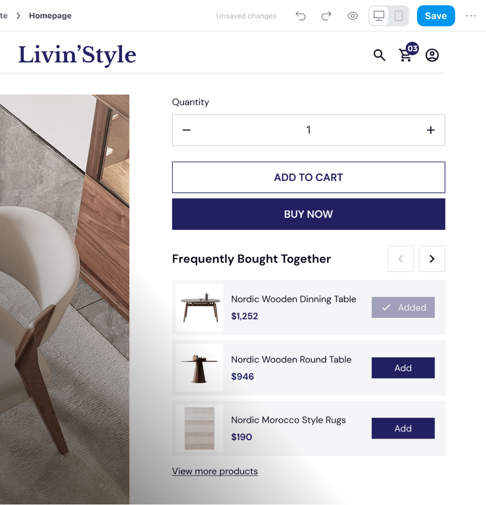 High conversion rate