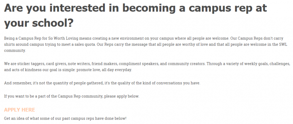 Create an affiliate campaign